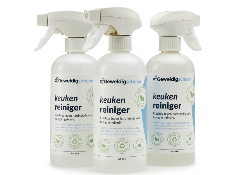 GEWELDIGSCHOON 3-pack biologische keukenreiniger