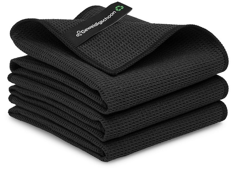 GEWELDIGSCHOON 3-pack RPET droogdoek (S)