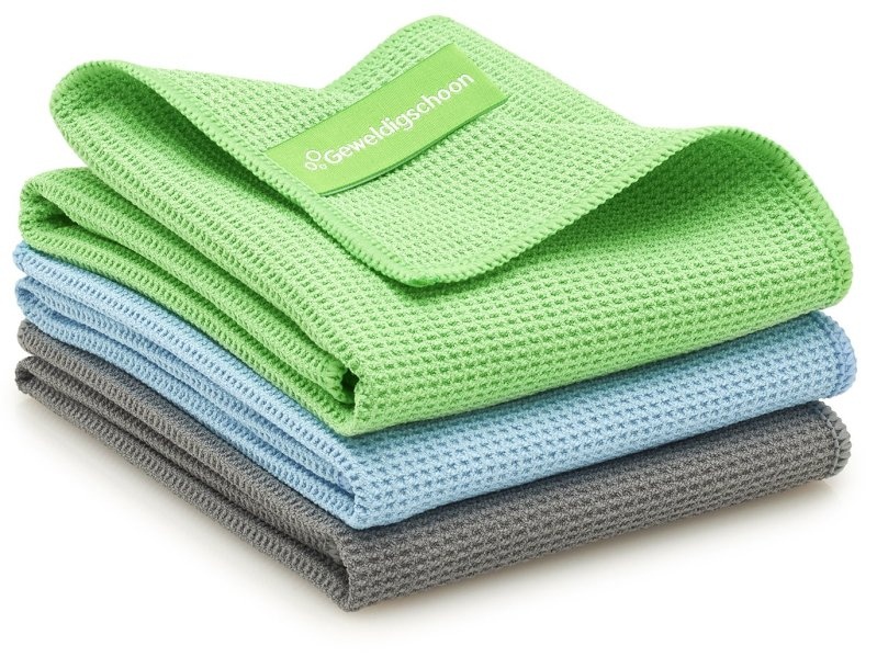 GEWELDIGSCHOON 3-pack droogdoek (S)