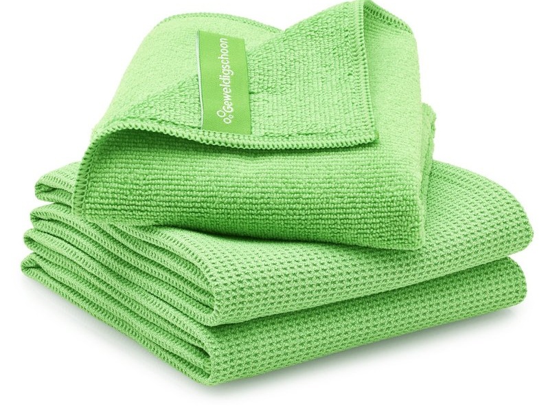 GEWELDIGSCHOON raamdoekenset (M) met extra droogdoek